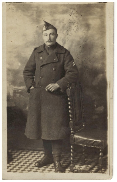 Portrait de Henri Herten en uniforme du 11e de ligne
